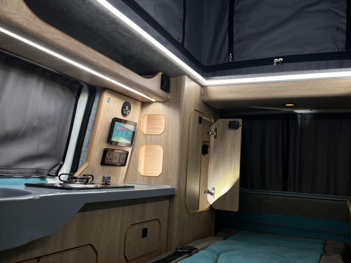 The Clee Solo or Duo Camper Van Conversion for the Nissan NV200 & eNV200 Diesel or Electric Camper. - cccampers.myshopify.com