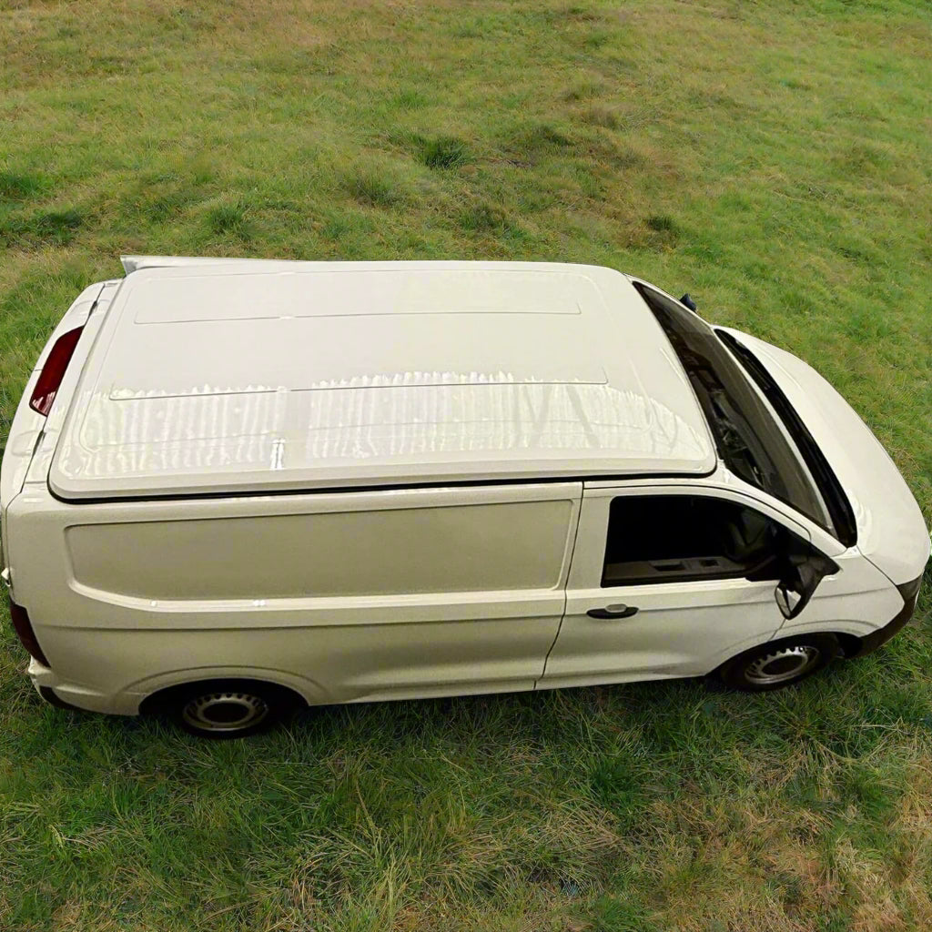 Brand New Shape Ford Transit Custom VW Volkswagen Transporter T7 Pop top eleivating roof campervan 2023 2024 2025 top view