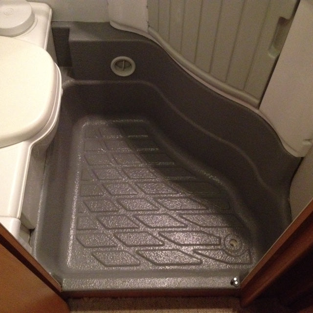 6.7 Expert Repair Service for Broken or Cracked Bathroom Shower Trays in Caravans and Motorhomes - cccampers.myshopify.com