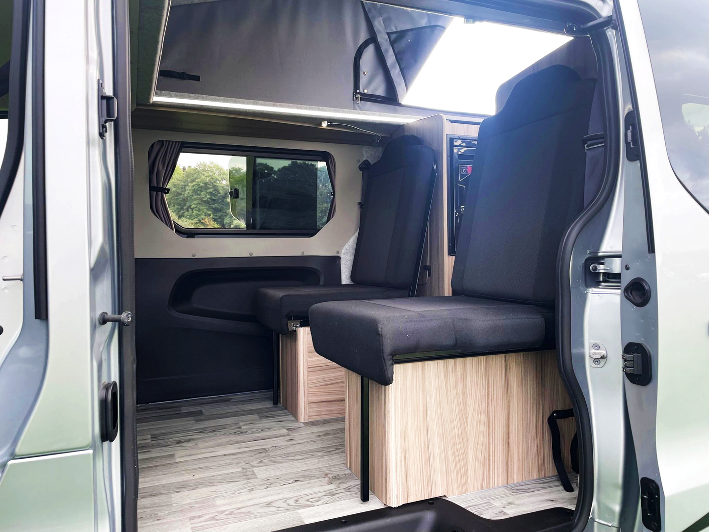 The Witley Renault Trafic Sport with an automatic option by CCCAMPERS fully-featured mini micro compact campervan motorhome - cccampers.myshopify.com