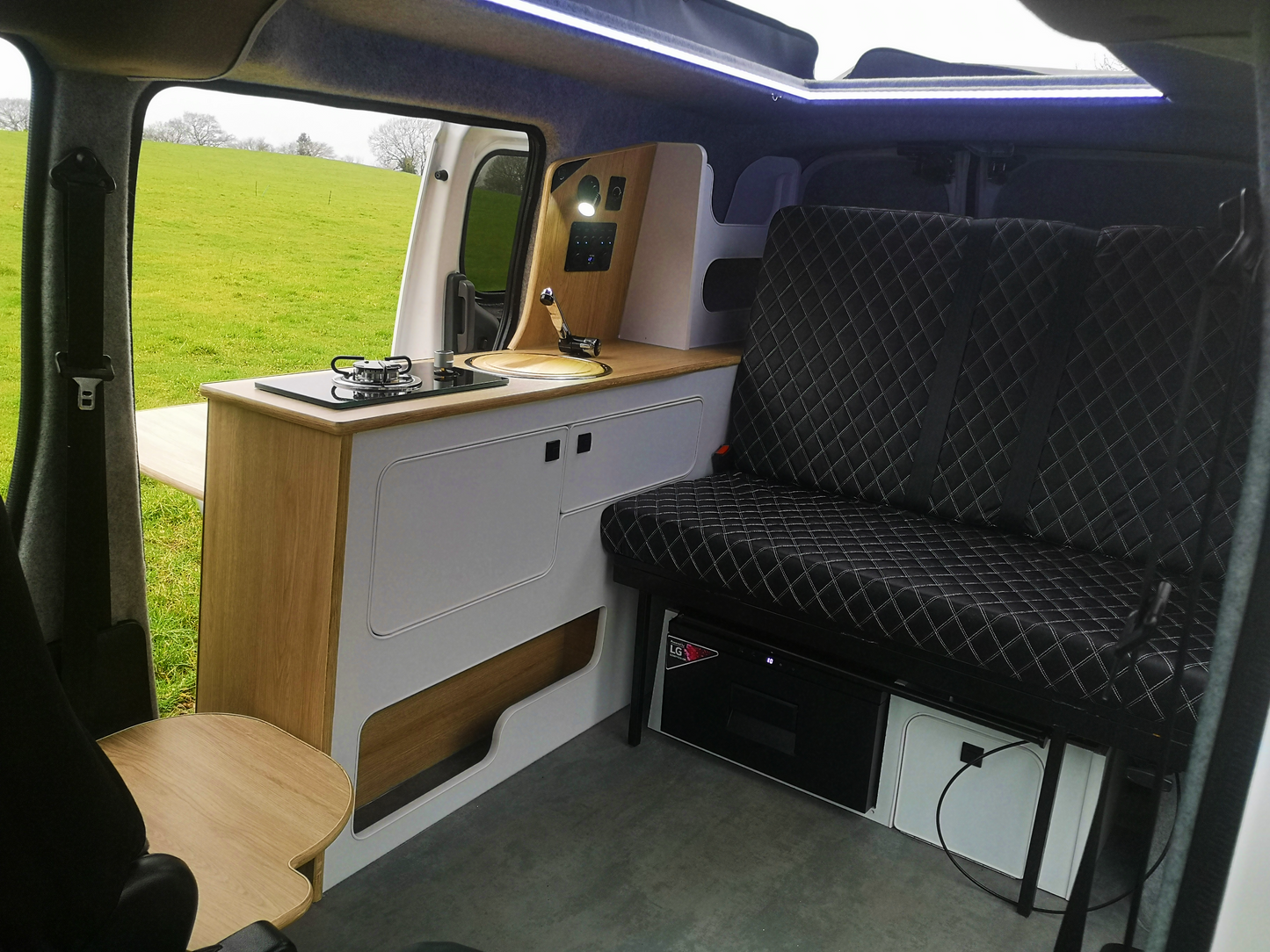 M1 Crash-Tested Duo Double Travelling Seat Bed for Nissan NV200 and e-NV200 - Lifetime Warranty | CCCAMPERS