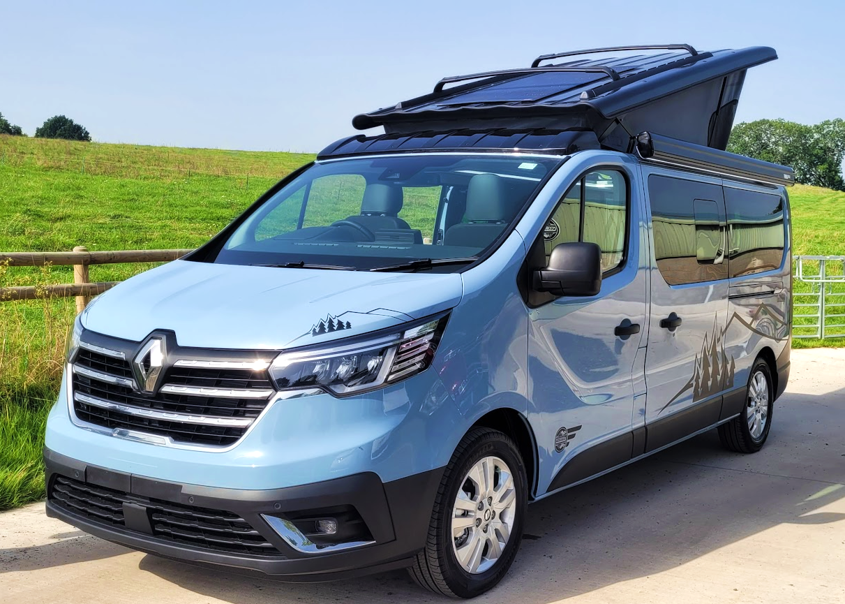 The Witley Renault Trafic Sport with an automatic option by CCCAMPERS fully-featured mini micro compact campervan motorhome - cccampers.myshopify.com
