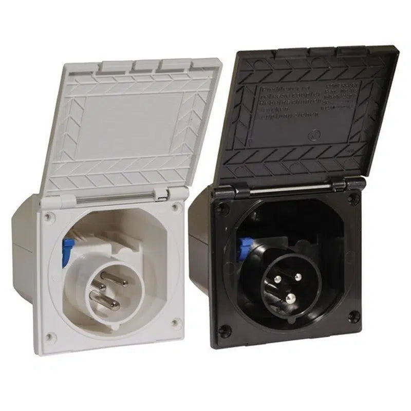 8.1 Caravan, Camper, Motorhome Service: Replace 240V Mains Hook Up Shore Power Inlet Socket - cccampers.myshopify.com