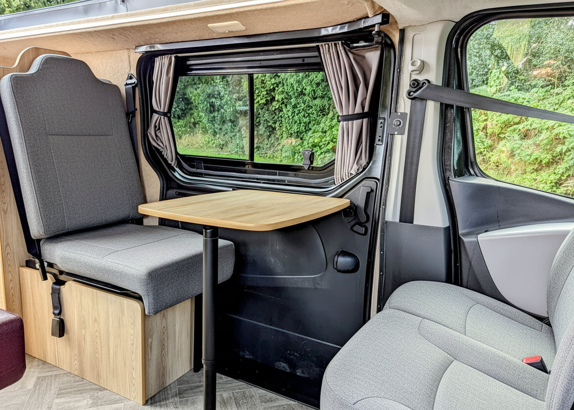Nissan NV300 Primastar Campervan Conversion – Twin Single Beds or Full-Width Bed You can’t get any bigger!