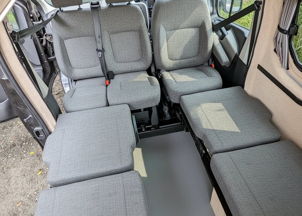 The Escape Twin Renault Trafic Campervan Conversion — 4, 5 or 6 Seats | CCCAMPERS