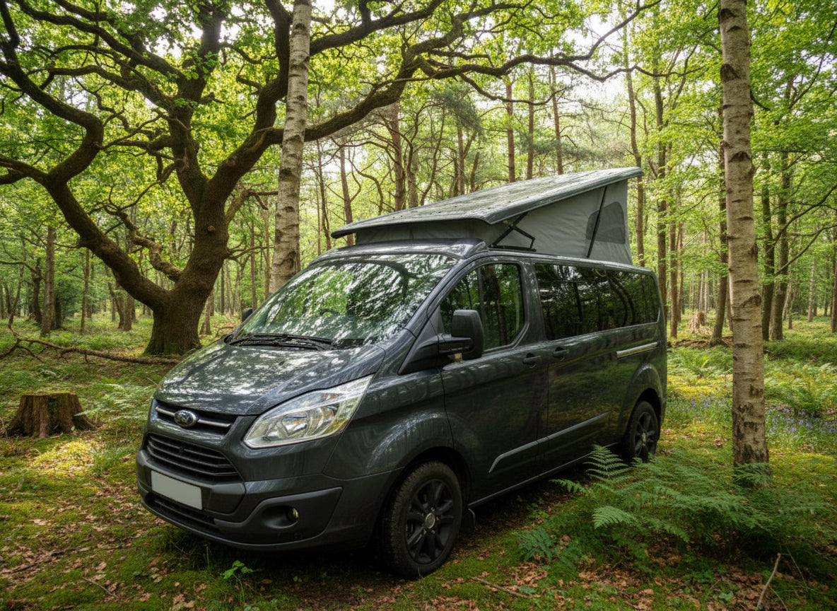 Stargaze Pop-Up Rear Elevating Roof for Ford Transit Custom First Generation 2012-2023
