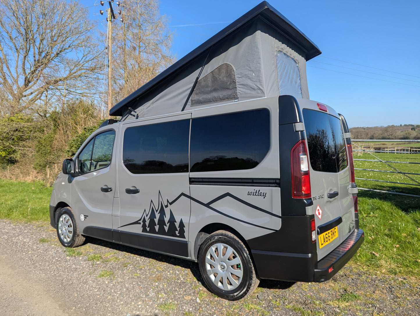 For Sale 2017 Pre Loved CCCampers SWB 'Witley' Renault Trafic Campervan with only 51,200 miles on the clock!