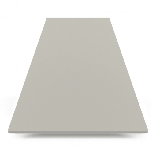 Beige van window trim panel for sliding door, solid molded plastic
