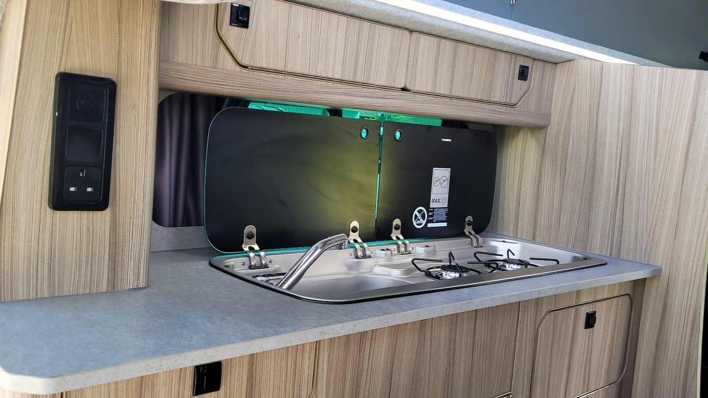 The Flagship Witley Twin-Bed Campervan Conversion with Toilet for Renault Trafic : Available with 4, 5, or 6 Travelling Seats
