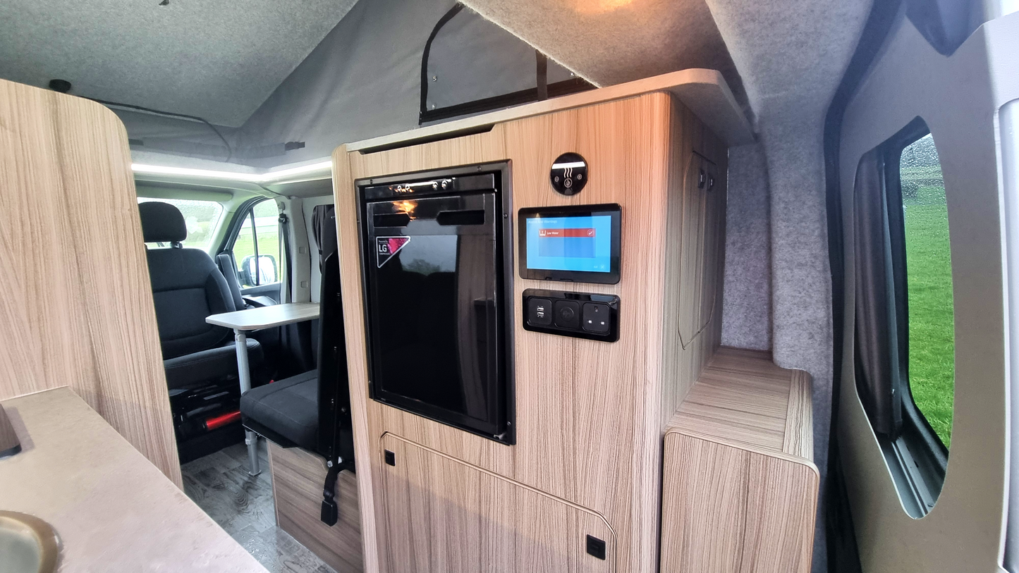 The Flagship Witley Twin-Bed Campervan Conversion with Toilet for Renault Trafic : Available with 4, 5, or 6 Travelling Seats