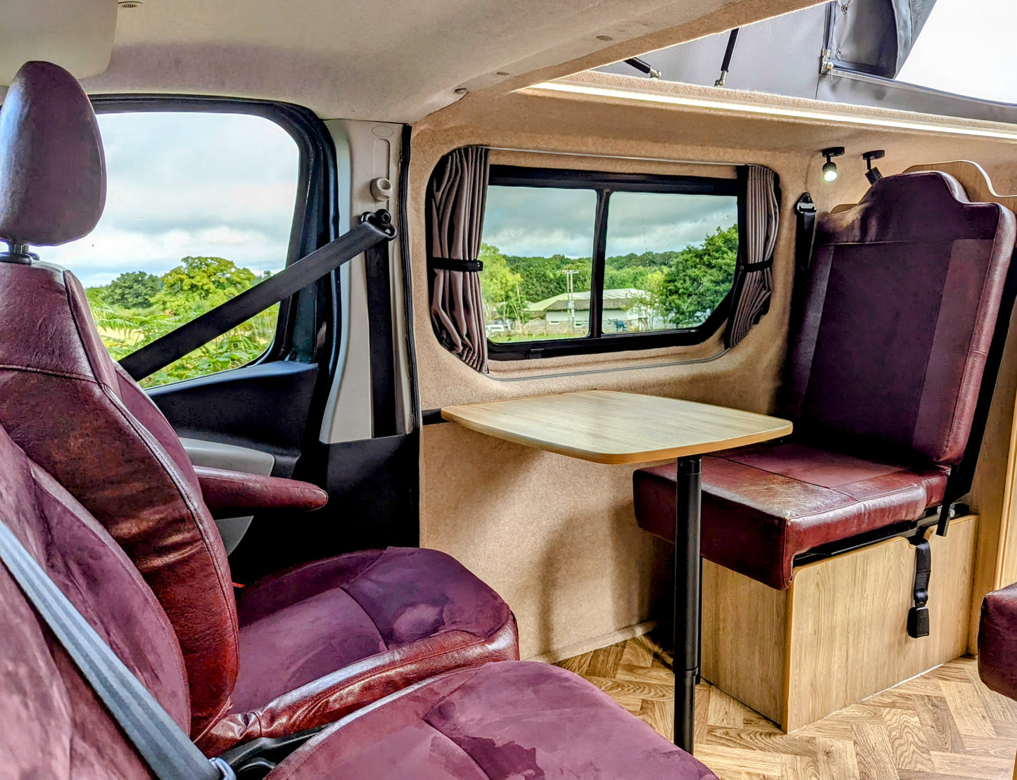 Nissan NV300 Primastar Campervan Conversion – Twin Single Beds or Full-Width Bed You can’t get any bigger!