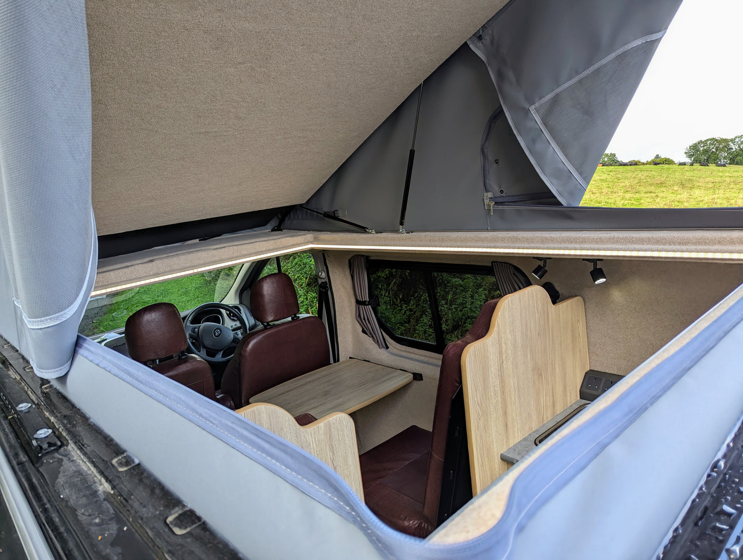 Nissan NV300 Primastar Campervan Conversion – Twin Single Beds or Full-Width Bed You can’t get any bigger!