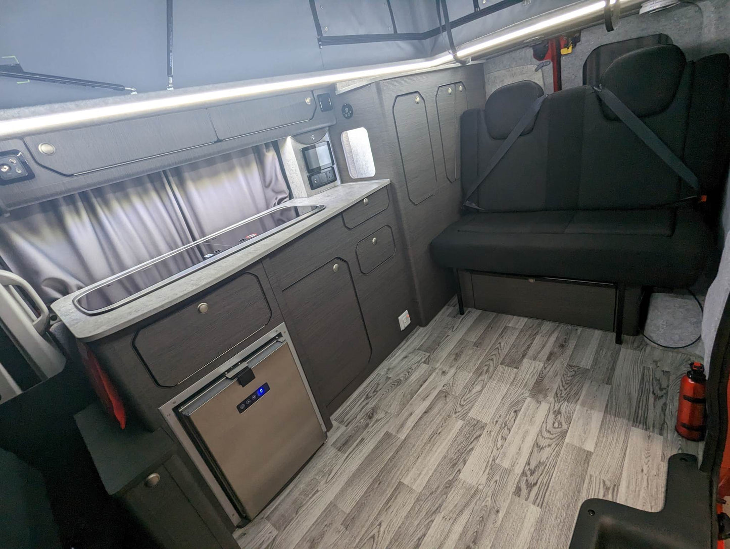 The Shelsley Solo or Duo Camper Van Conversion for the 2013 on Ford Transit Custom and 2024 all New Volkswagen Transporter T7