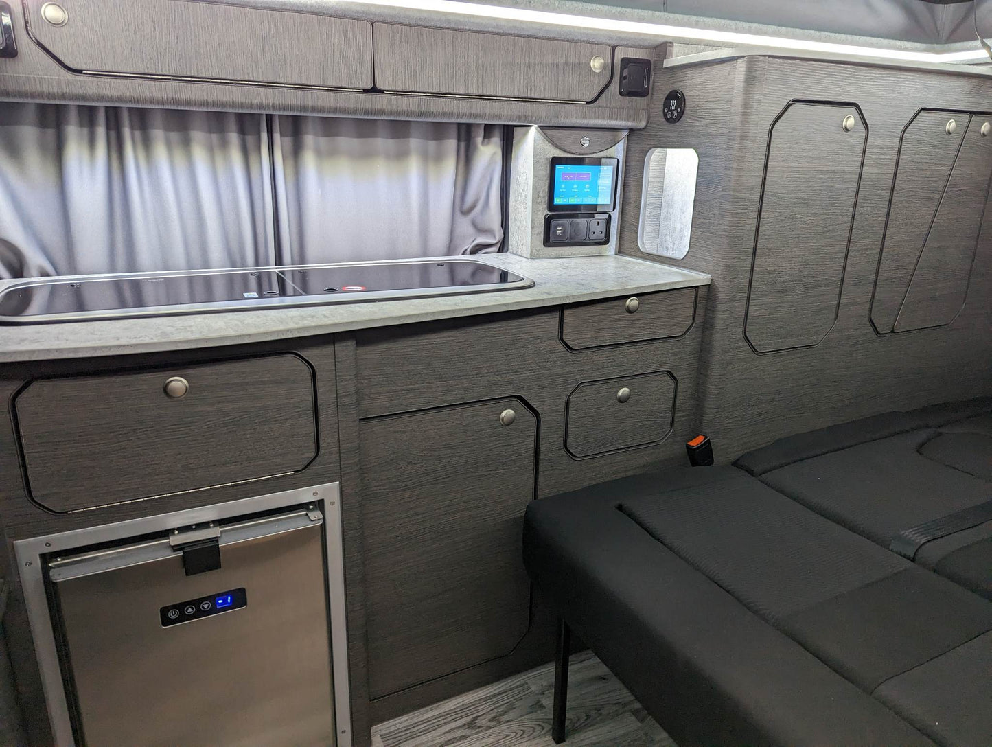 The Shelsley Solo or Duo Camper Van Conversion for the 2013 on Ford Transit Custom and 2024 all New Volkswagen Transporter T7
