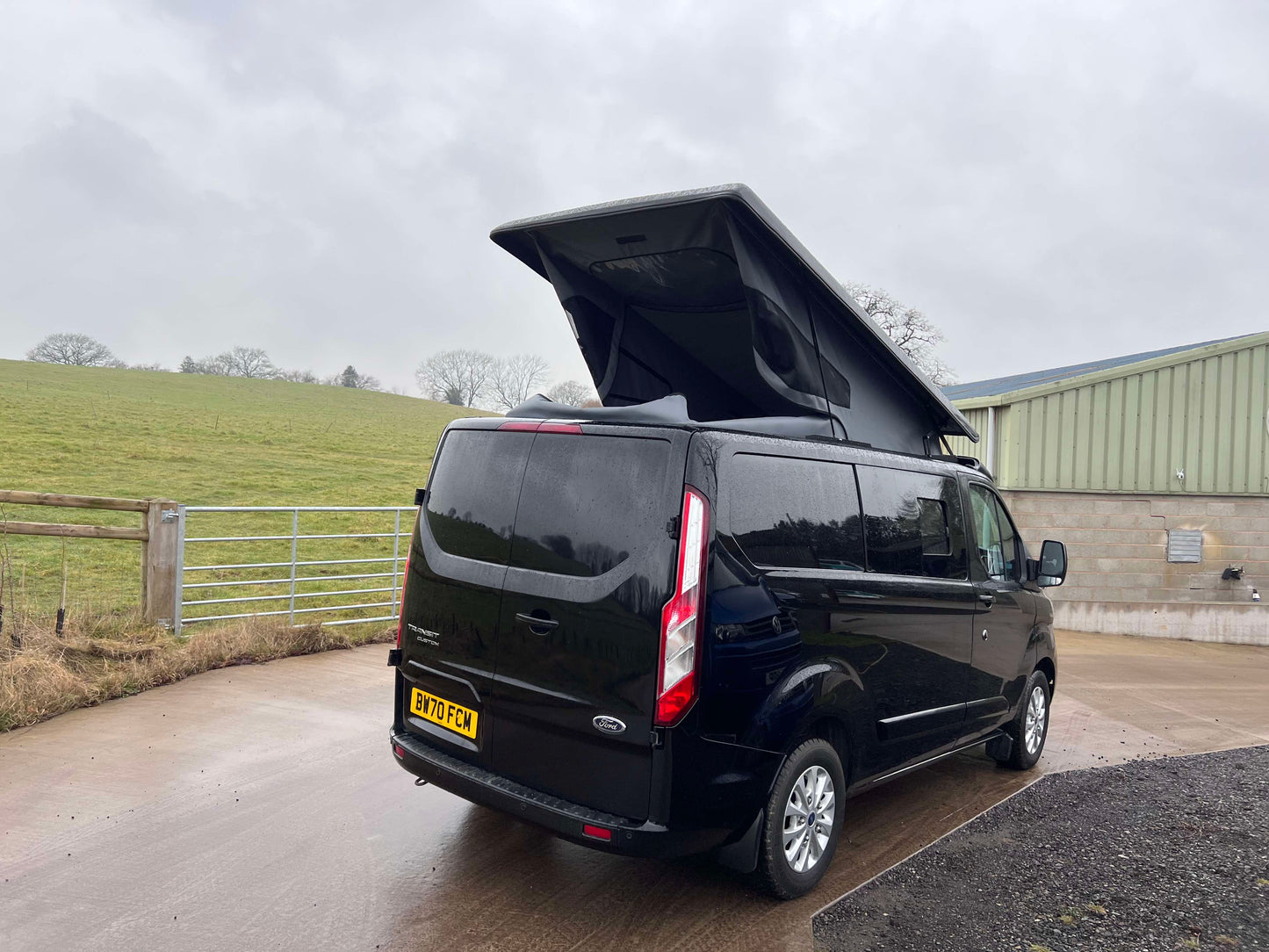 Stargaze Pop-Up Rear Elevating Roof for Ford Transit Custom First Generation 2012-2023