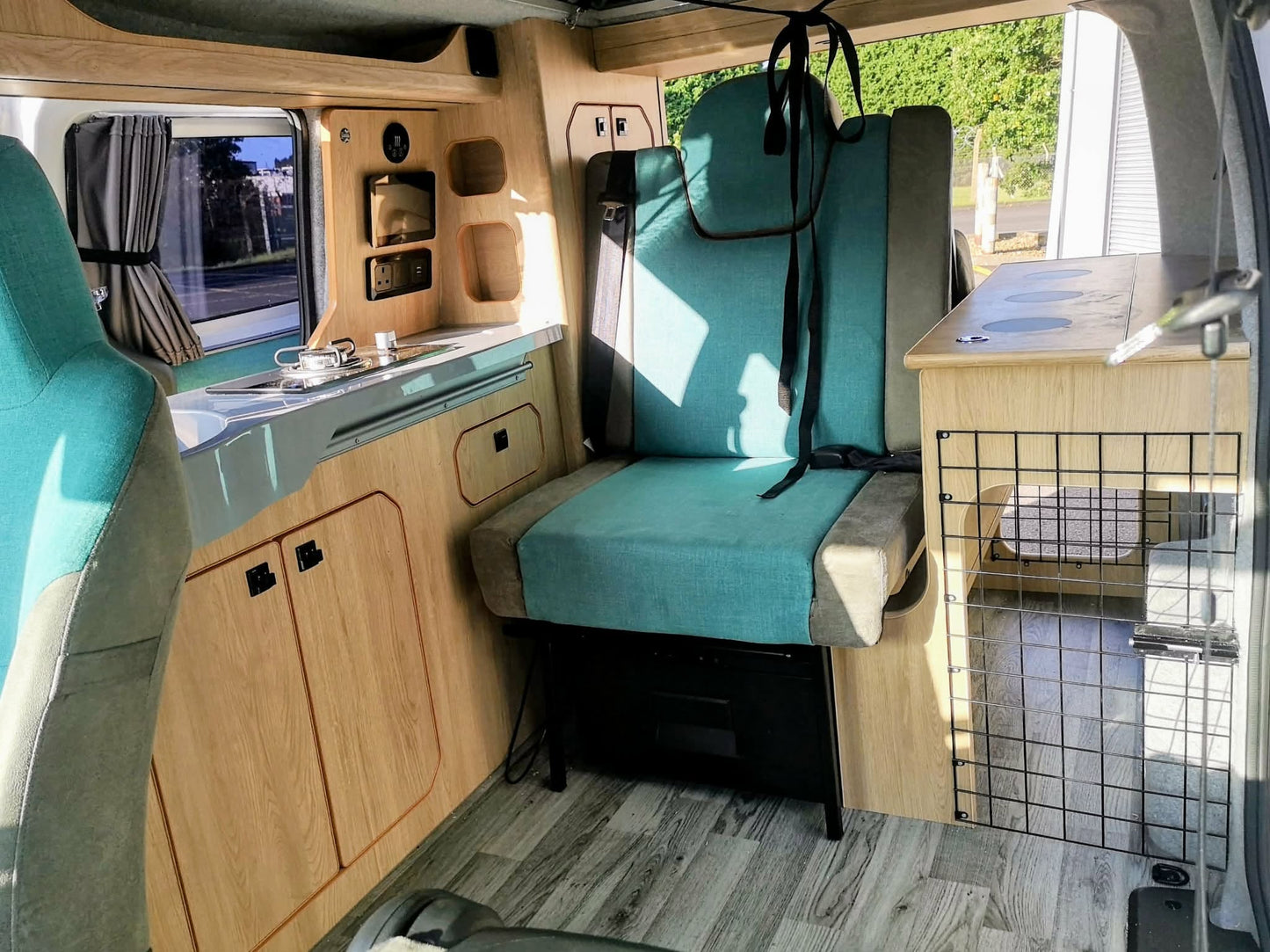 Upgrade Your CCCAMPERS Solo Conversion: Bespoke Integrated Dog Crate System