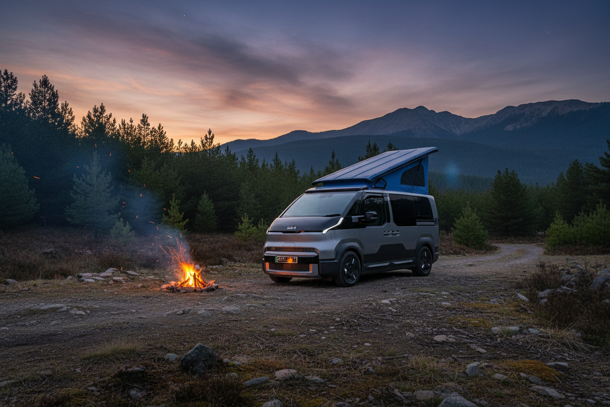 Kia PV5 Shelsley All-Electric EV Campervan Conversion – The Classic Side-Kitchen Edition
