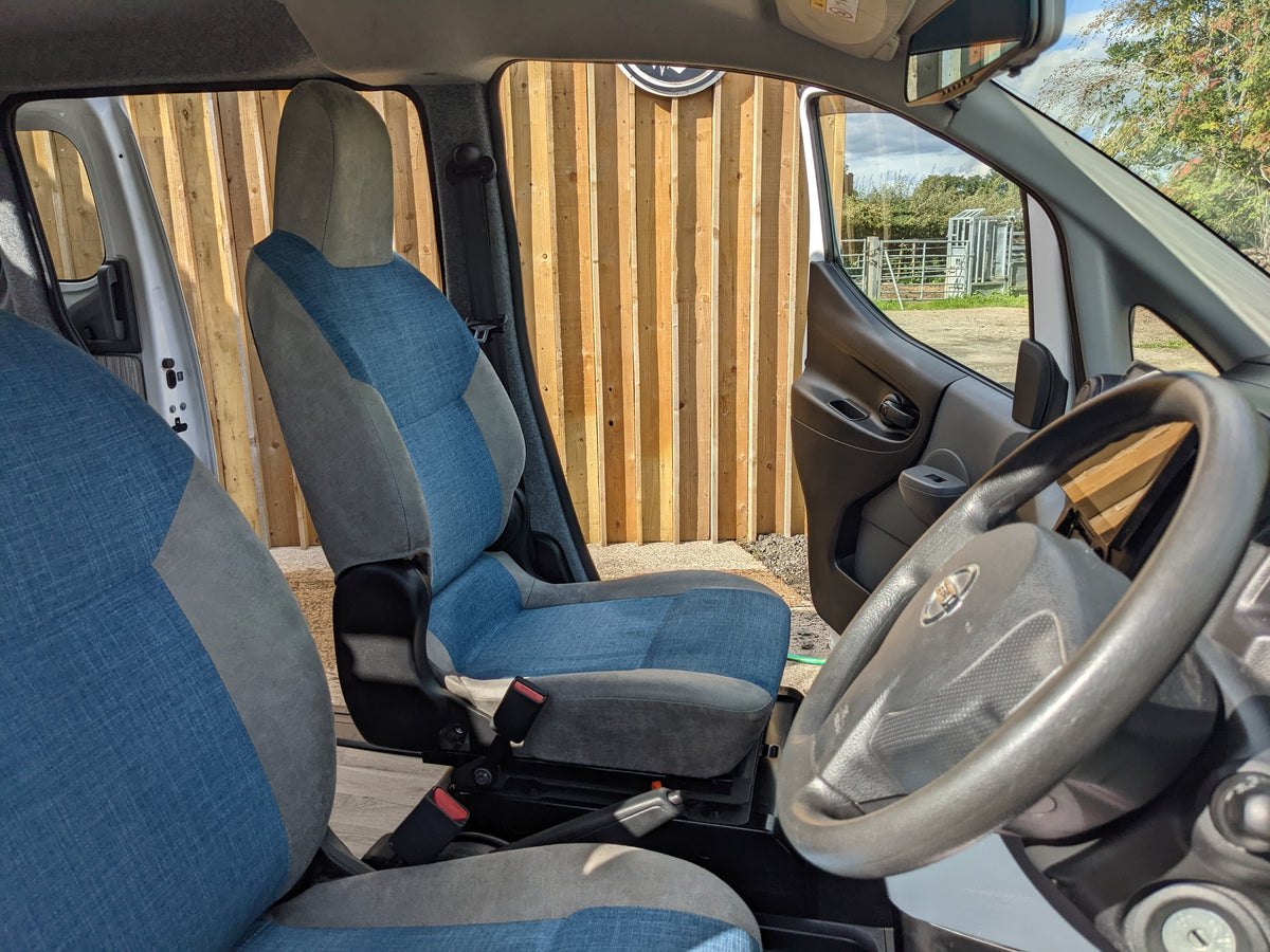 Nissan NV200 Passenger Seat Swivel Plate Fully Fitted - cccampers.myshopify.com