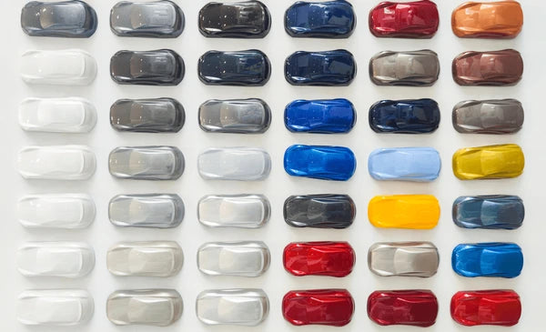 Multi-color set of oval roof color knobs for pop-top roof upgrade