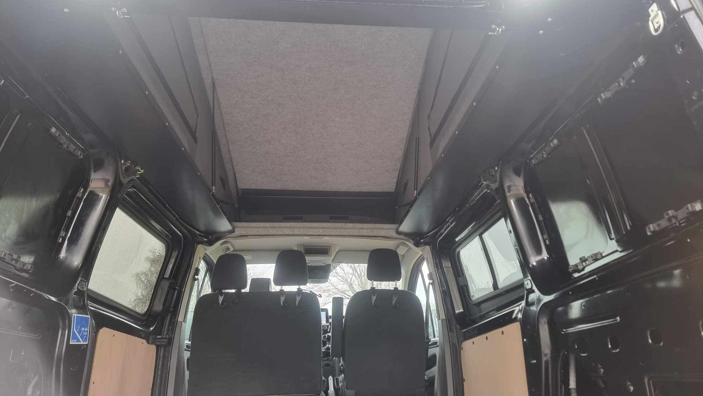 Stargaze Pop-Up Rear Elevating Roof for Ford Transit Custom First Generation 2012-2023