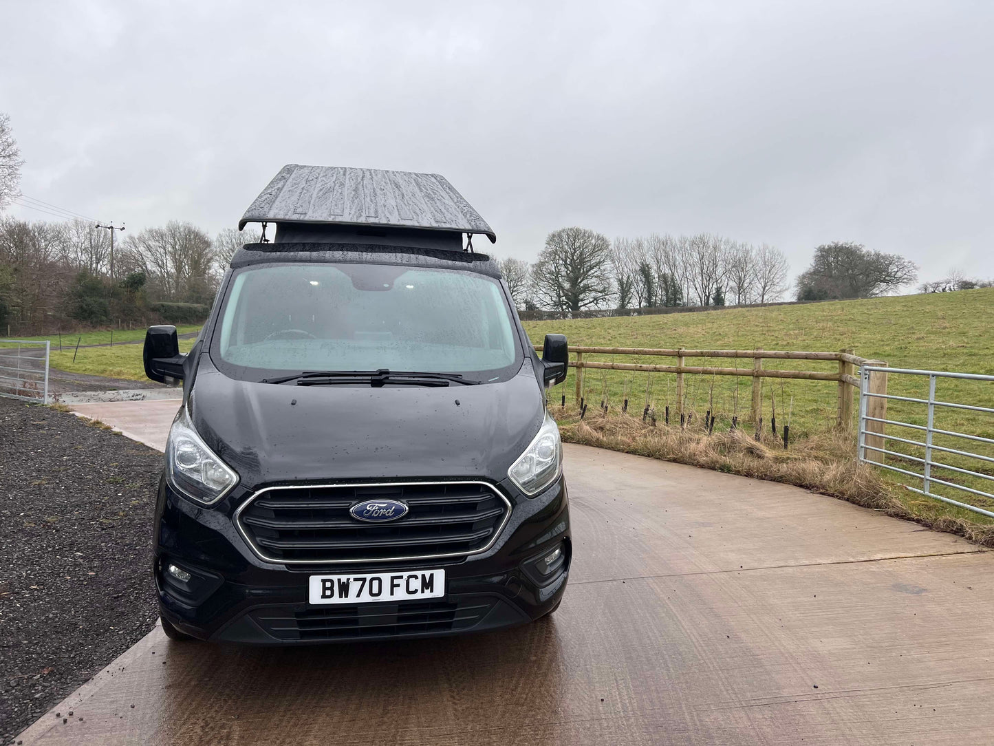 Stargaze Pop-Up Rear Elevating Roof for Ford Transit Custom First Generation 2012-2023