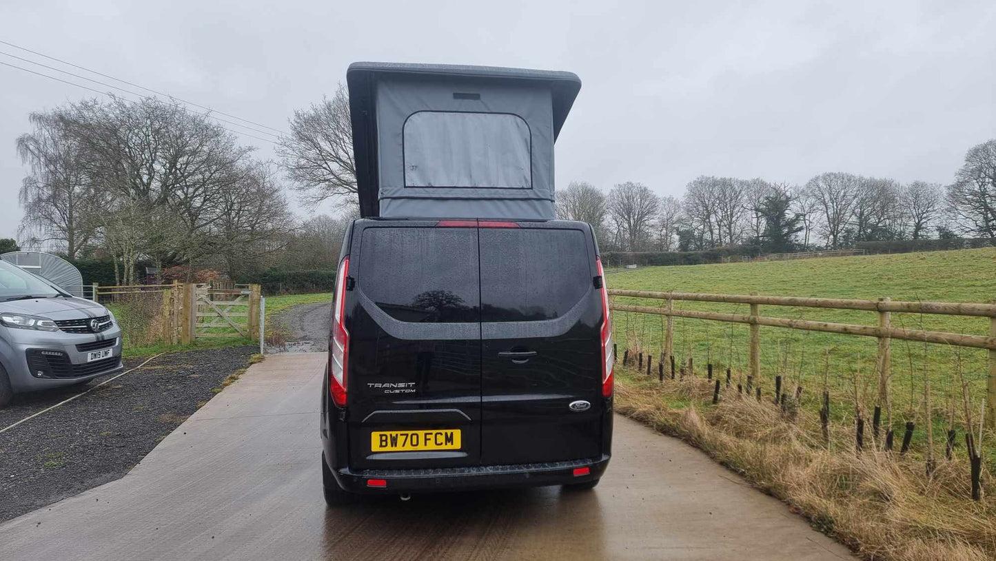 Stargaze Pop-Up Rear Elevating Roof for Ford Transit Custom First Generation 2012-2023