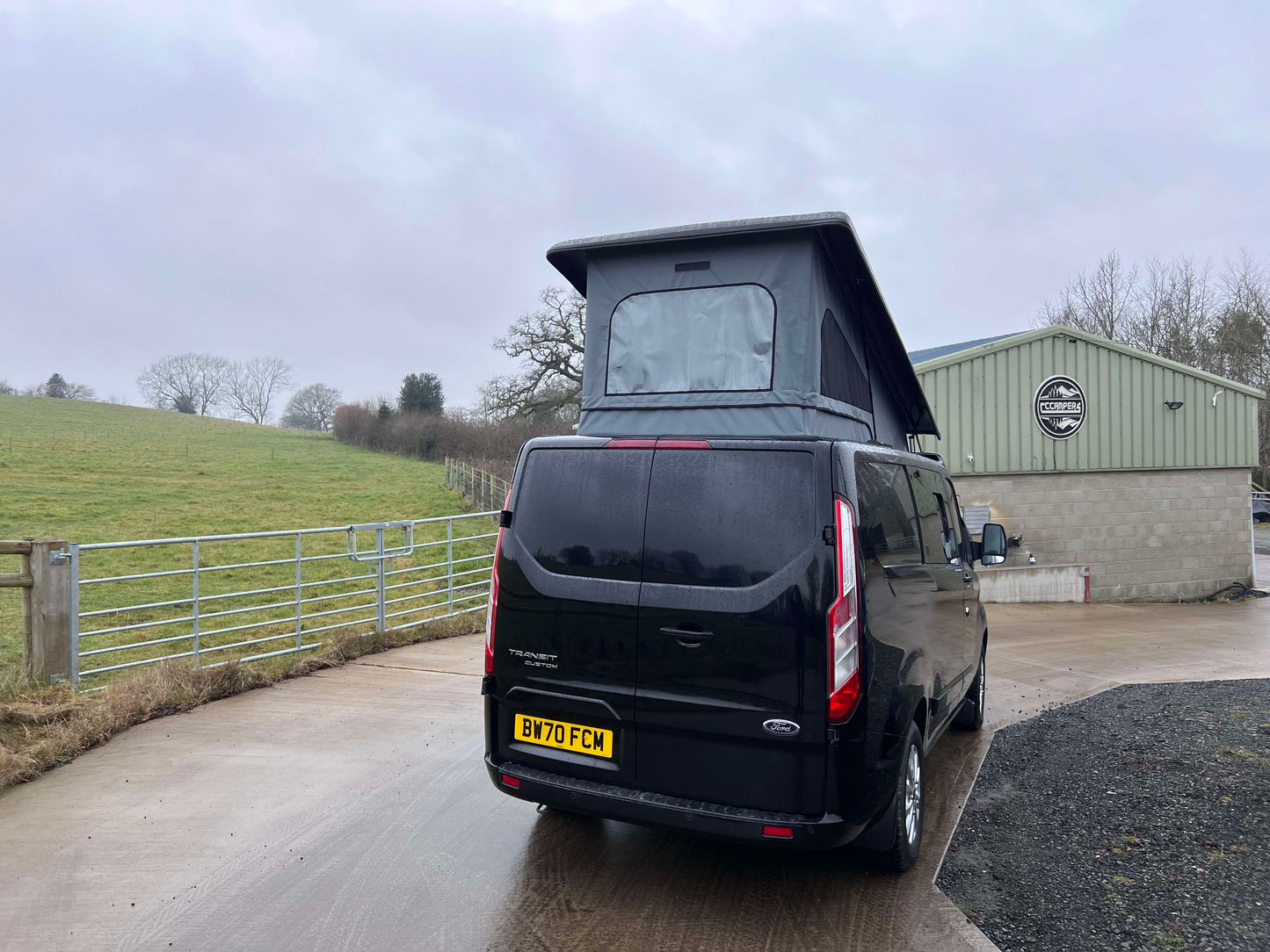 Stargaze Pop-Up Rear Elevating Roof for Ford Transit Custom First Generation 2012-2023