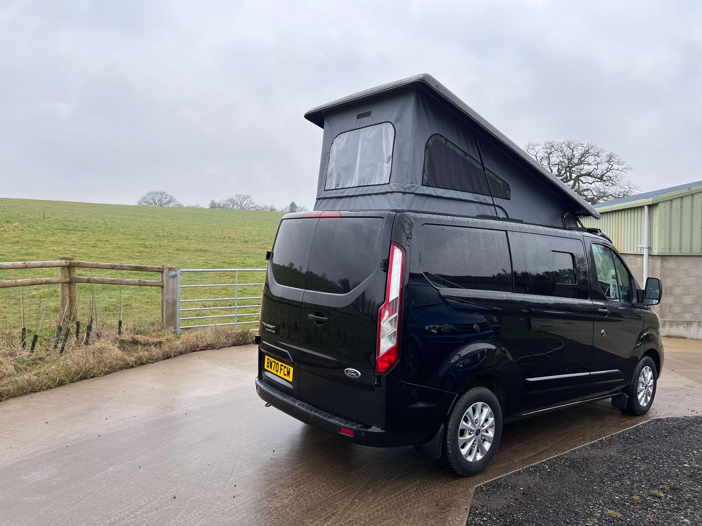 Stargaze Pop-Up Rear Elevating Roof for Ford Transit Custom First Generation 2012-2023