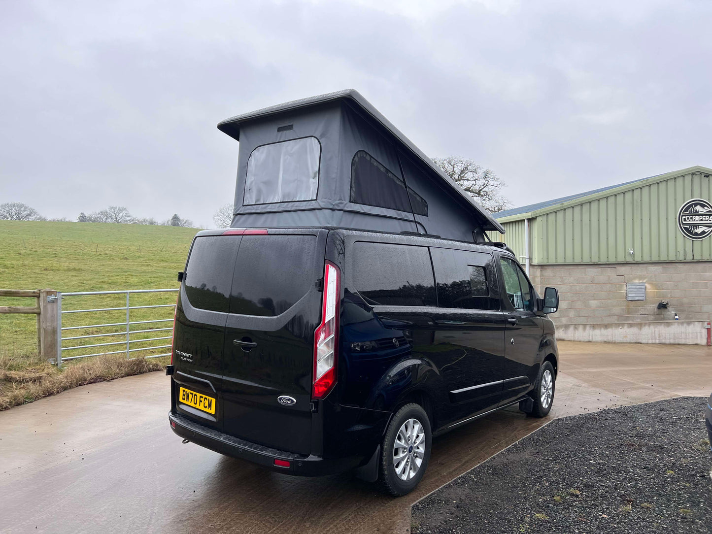 Stargaze Pop-Up Rear Elevating Roof for Ford Transit Custom First Generation 2012-2023