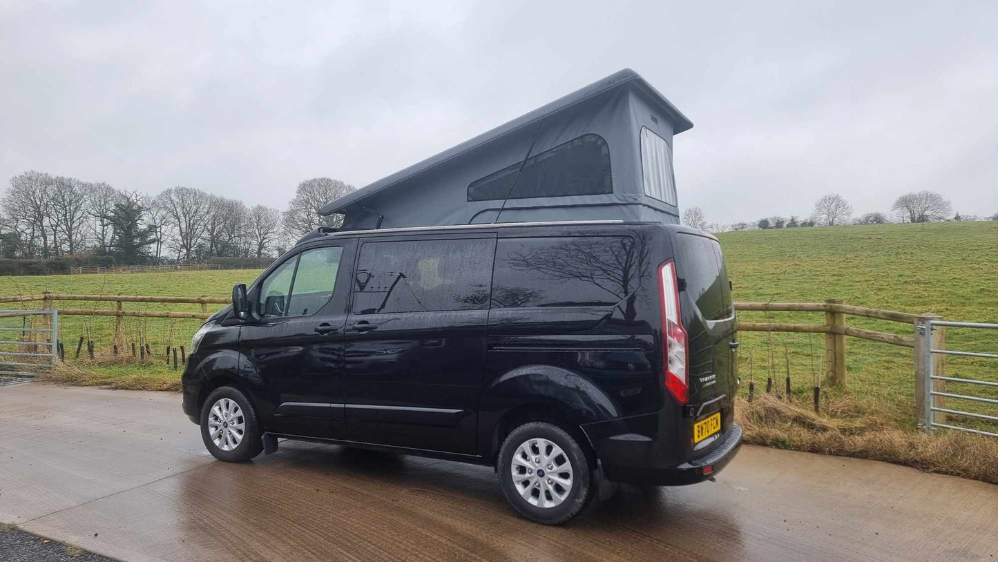 Stargaze Pop-Up Rear Elevating Roof for Ford Transit Custom First Generation 2012-2023