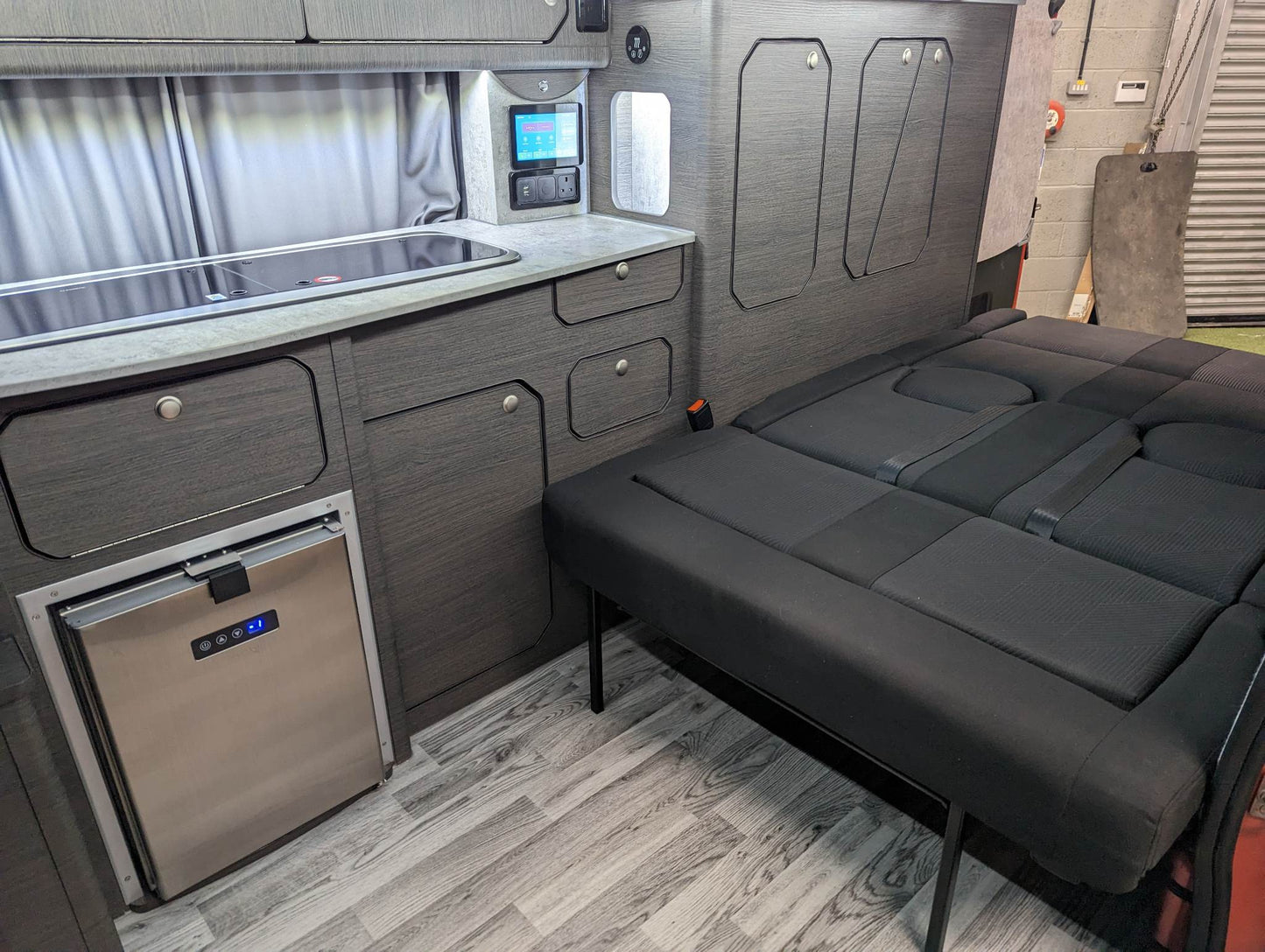 The Shelsley Solo or Duo Camper Van Conversion for the 2013 on Ford Transit Custom and 2024 all New Volkswagen Transporter T7