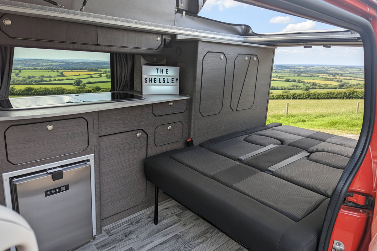 The Shelsley Solo or Duo Camper Van Conversion for the Vauxhall Vivaro, Renault Trafic, Nissan NV300 and Fiat Talento - cccampers.myshopify.com