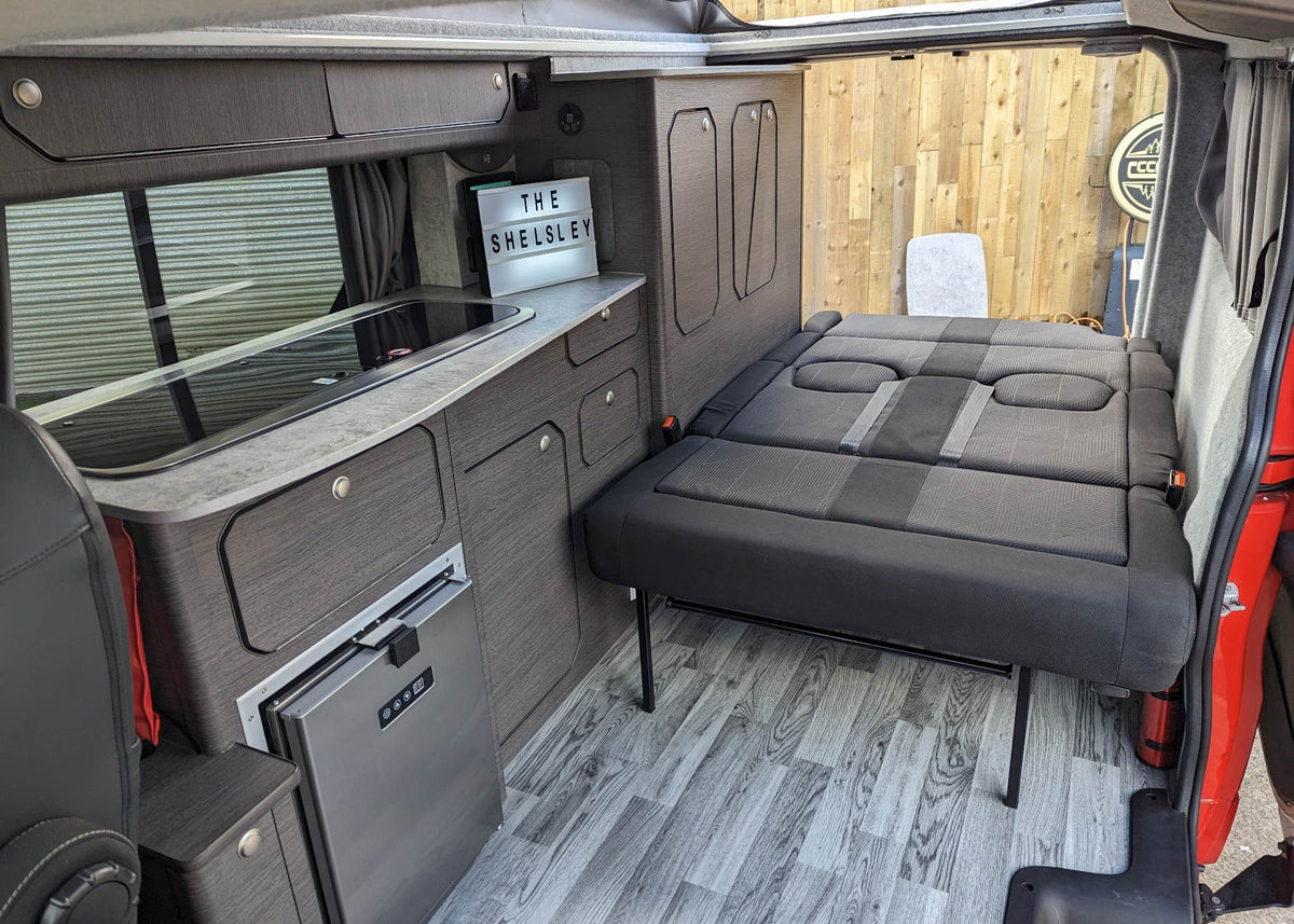 The Shelsley Solo or Duo Camper Van Conversion for the Vauxhall Vivaro, Renault Trafic, Nissan NV300 and Fiat Talento - cccampers.myshopify.com