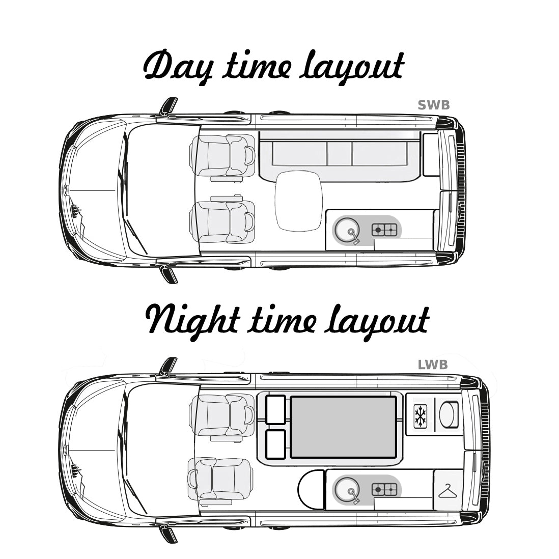 The 'Mamble' Renault Trafic Sport with an automatic option by CCCAMPERS - cccampers.myshopify.com