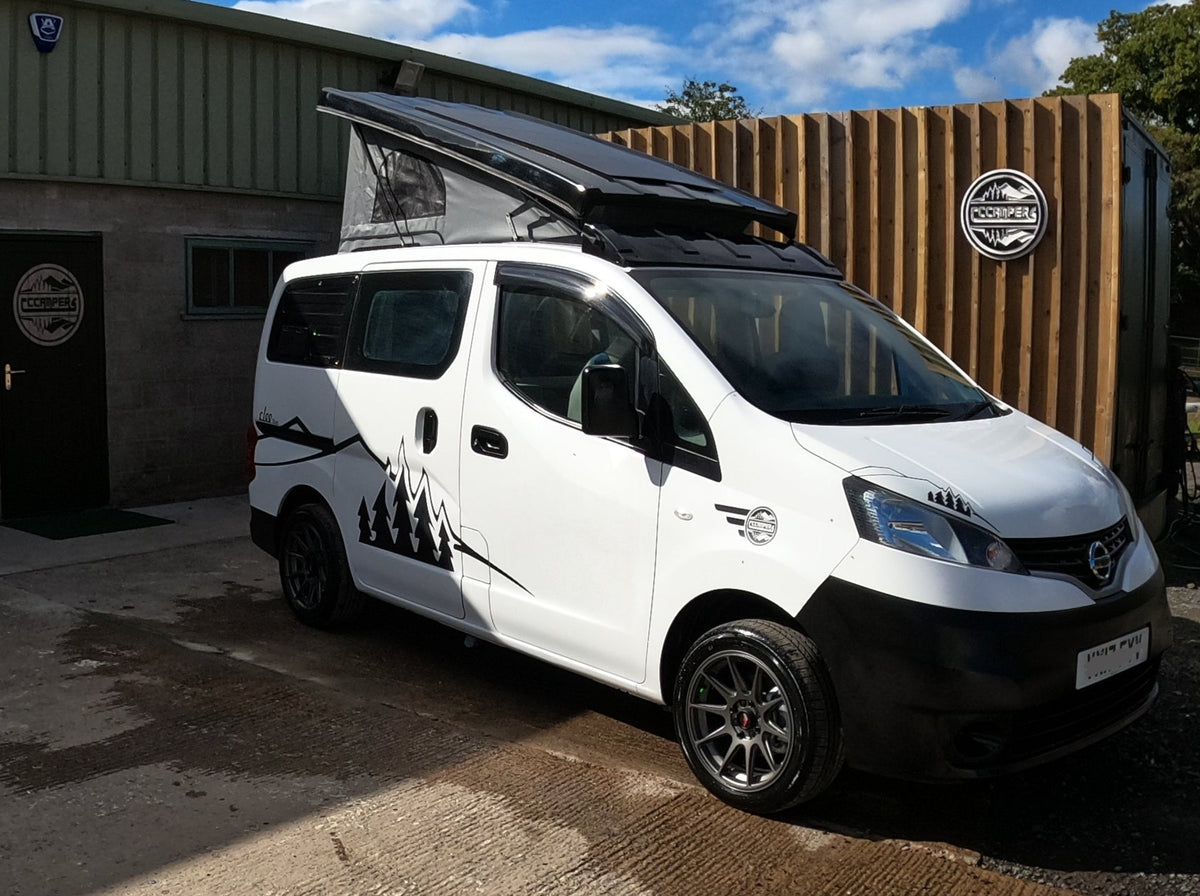 Stargaze Pop Top Elevating Roof For Nissan NV200 - cccampers.myshopify.com