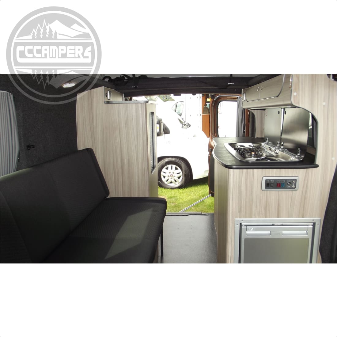 Mamble Rock 'n' Roll bed / seat frame for side layout - cccampers.myshopify.com