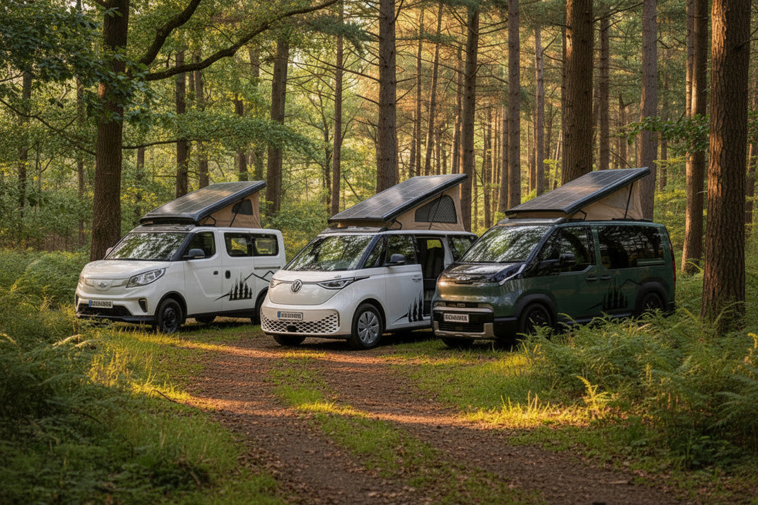 All-electric CCCampers campervan conversions with gas-free leisure systems for business and weekend travel