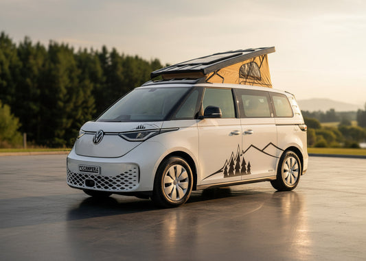 Wyre Volkswagen ID. Buzz electric campervan converted by CCCampers in Worcestershire