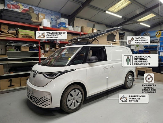 Volkswagen ID. Buzz customer-supplied vehicle campervan conversion by CCCampers in Worcestershire
