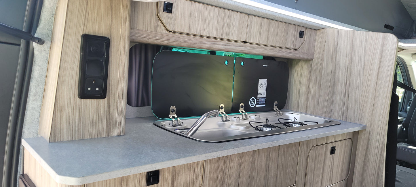 The Witley Camper Van Conversion for the 2013 on Ford Transit Custom and 2024 all New Volkswagen Transporter T7 - cccampers.myshopify.com