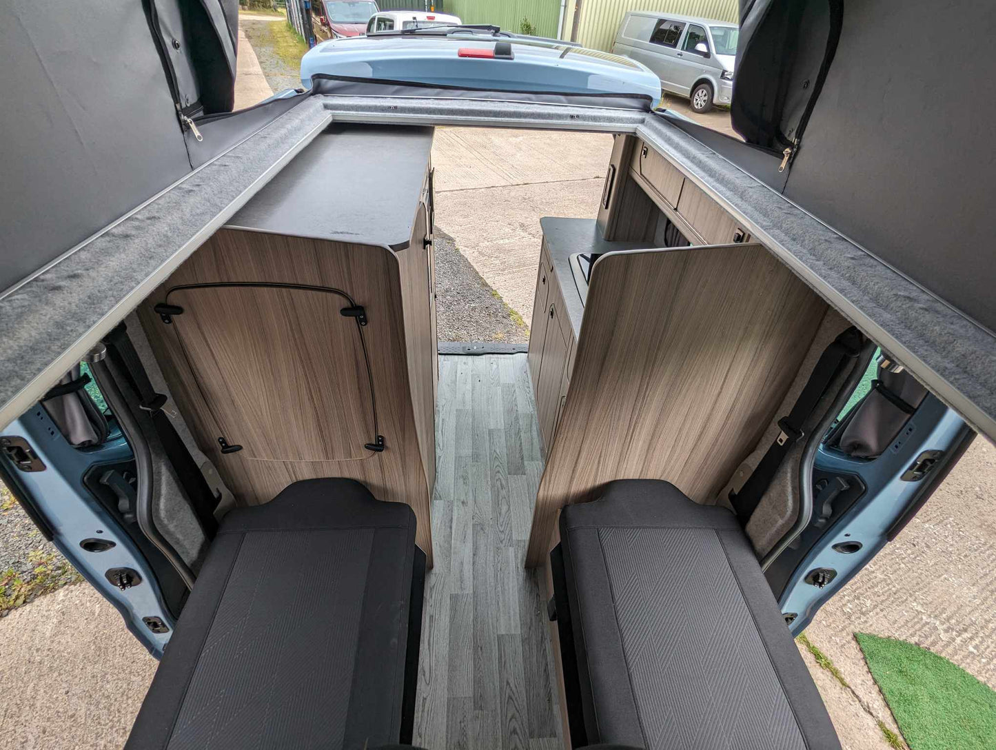 The Witley Camper Van Conversion for the 2013 on Ford Transit Custom and 2024 all New Volkswagen Transporter T7 - cccampers.myshopify.com
