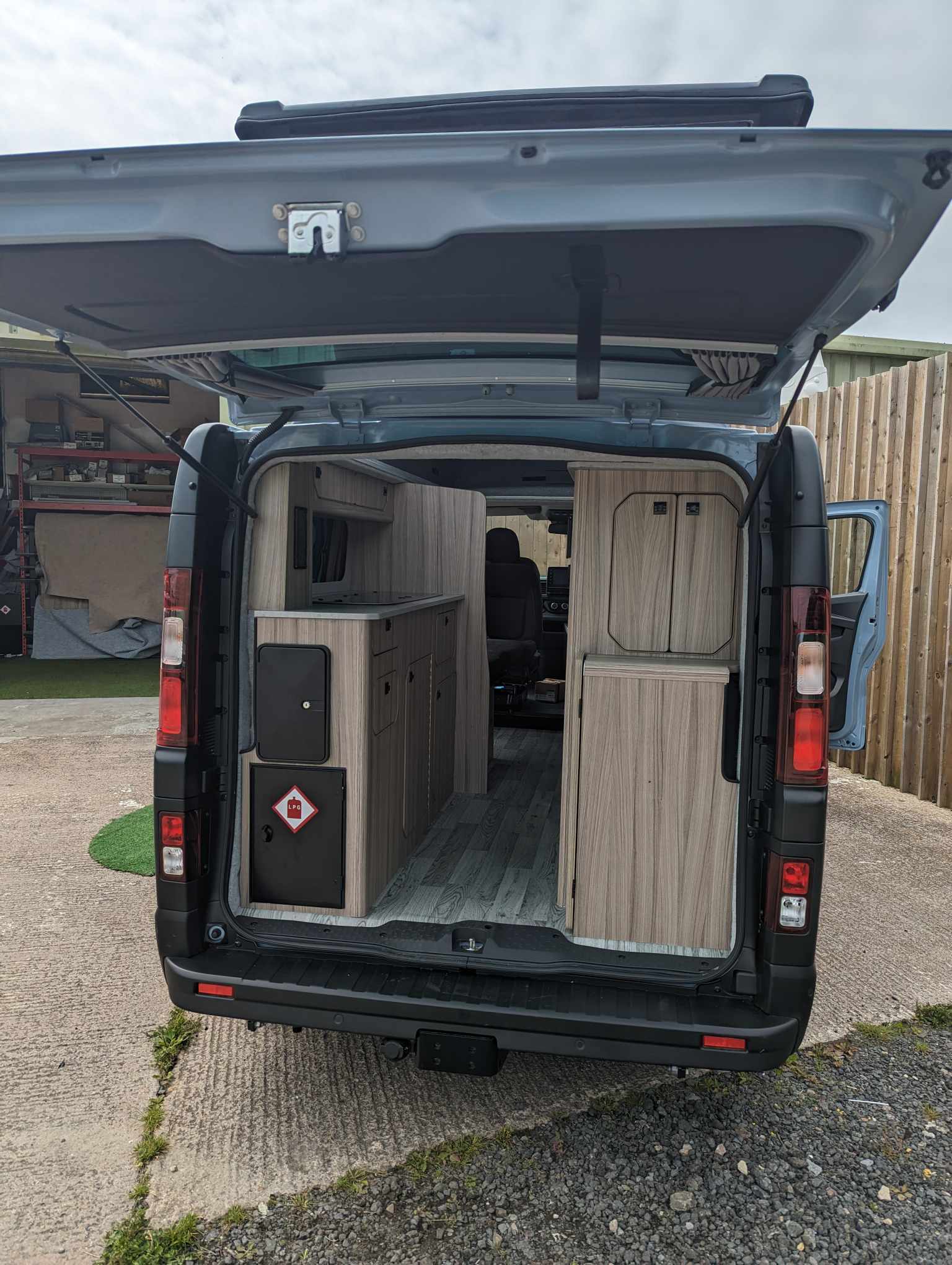 Converted ford transit van