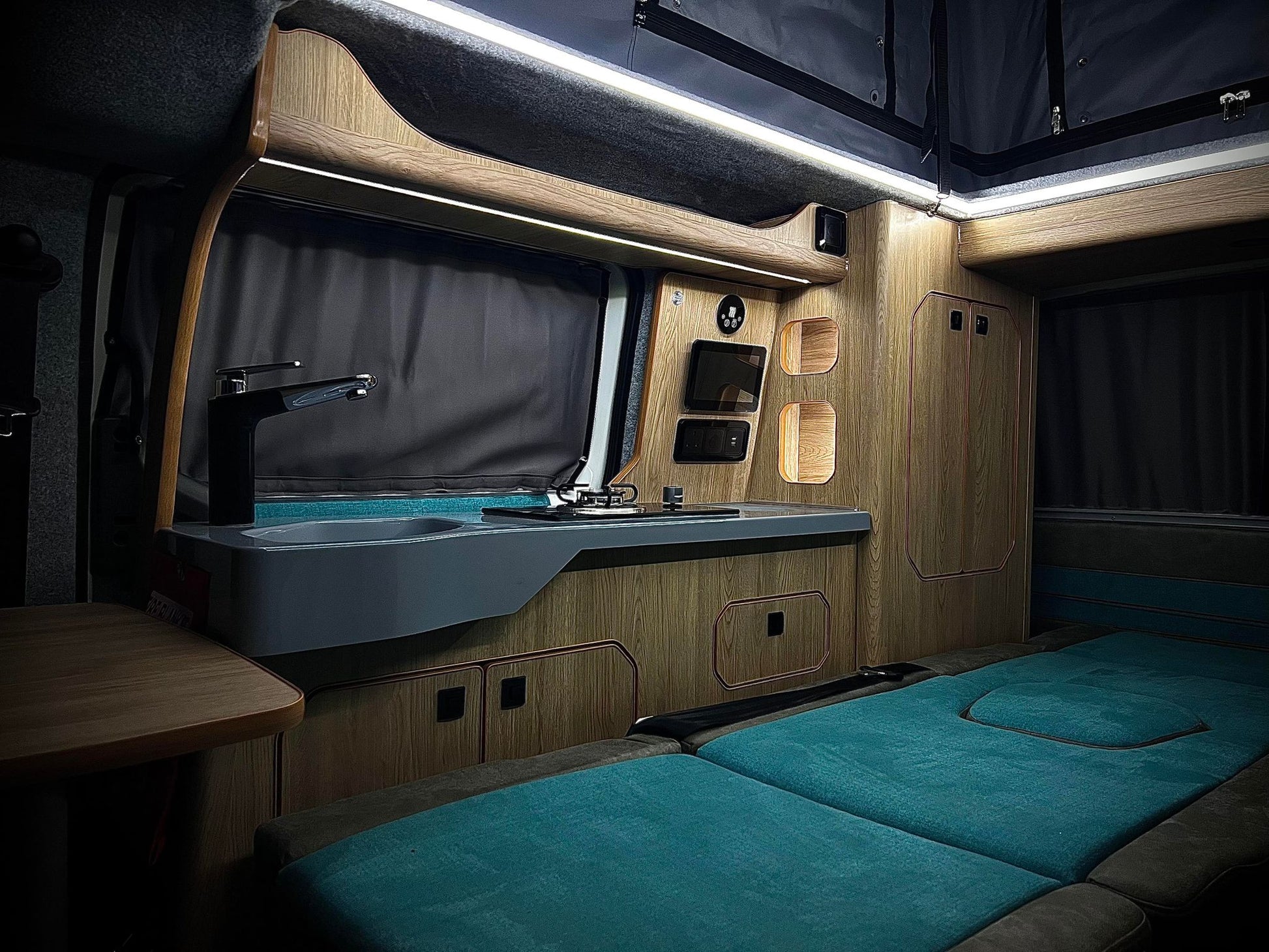 The Clee Solo or Duo Camper Van Conversion for the Nissan NV200 & eNV200 Diesel or Electric Camper. - cccampers.myshopify.com