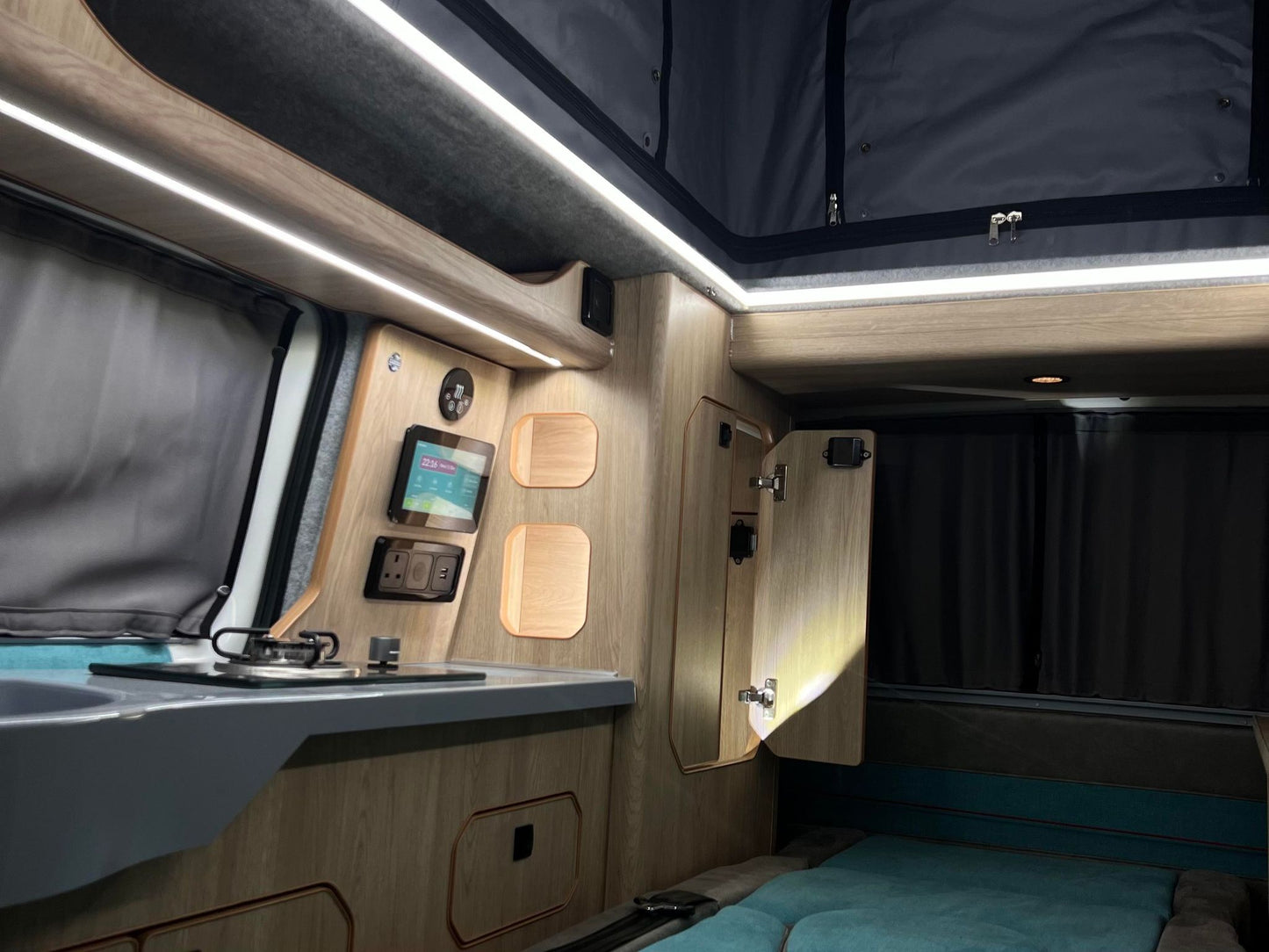 The Clee Solo or Duo Camper Van Conversion for the Nissan NV200 & eNV200 Diesel or Electric Camper. - cccampers.myshopify.com