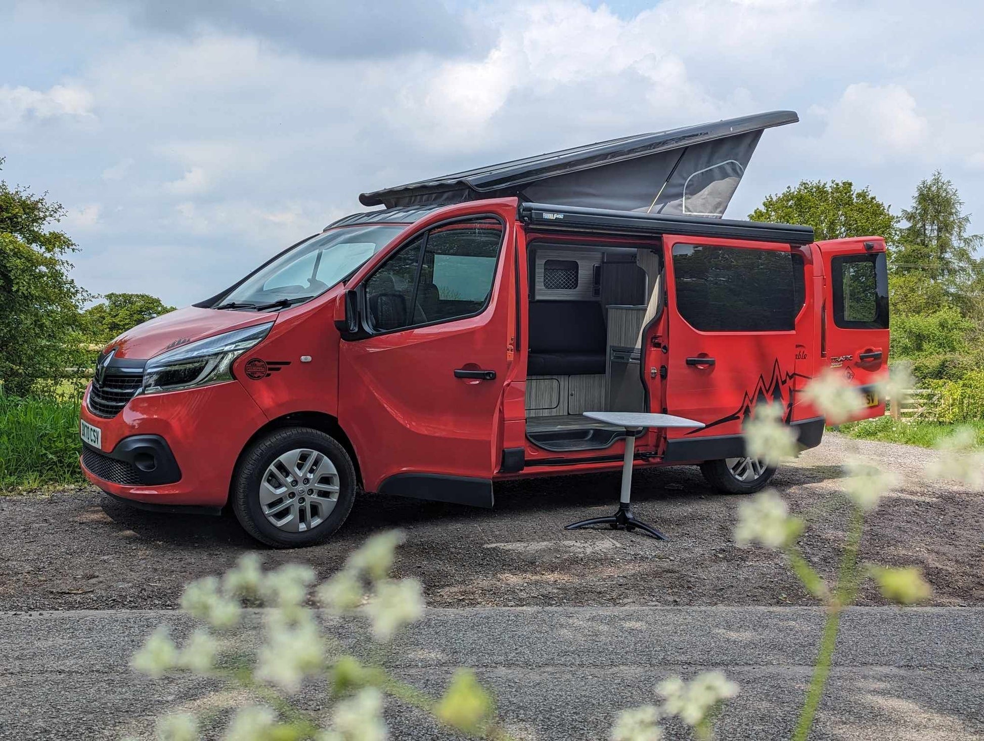 Pre Loved CCCampers 'Mamble' Renault Trafic Campervan with less than 12,000 miles on the clock! - cccampers.myshopify.com