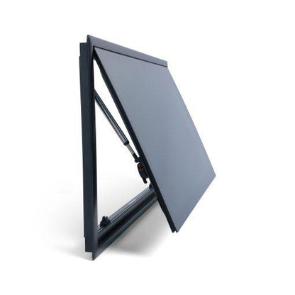 Top-Hinged Aluminium Cassette Window with Blackout Blind & Flyscreen | Campervan Upgrade
