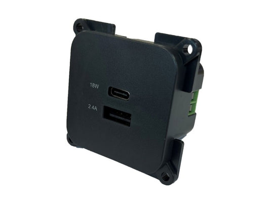 USB-A & USB-C C-Line Socket Pack - Additional USB-A & USB-C charge points