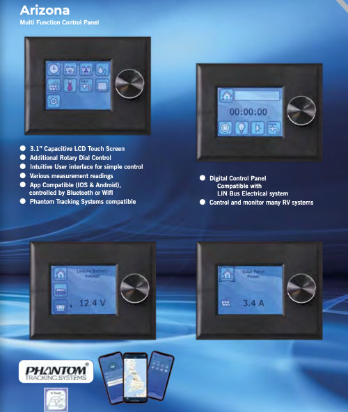 Control Panels 12v System & 12v water pump on off Switches - cccampers.myshopify.com