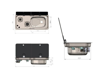 Tailored Kitchen Solutions: Your Choice of CCCAMPERS' Customisable Cooking and Sink Options - cccampers.myshopify.com
