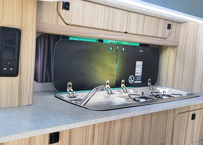 The Flagship Witley Twin-Bed Campervan Conversion with Toilet for Nissan Primastar : Available with 4, 5, or 6 Travelling Seats